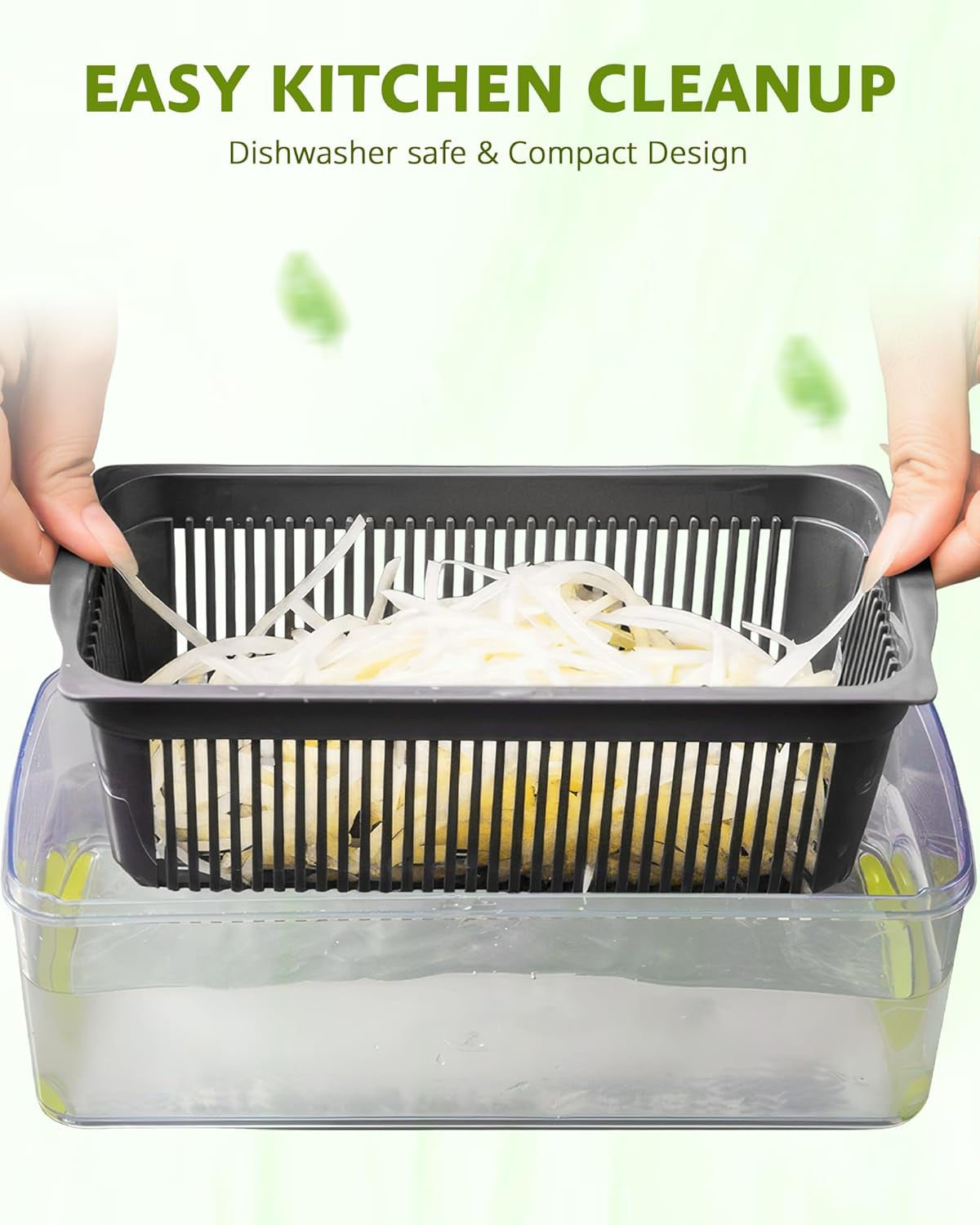 Vegetable Chopper with Container, Mandoline Slicer for Kitchen